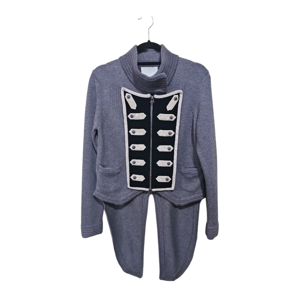 Phillip Lim Marching Band Sweater With Long Coat Tails One Tree Hill Sz L EUC - Picture 3 of 12